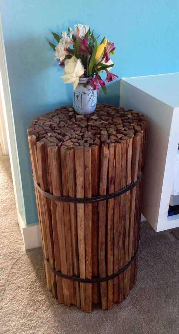 Rustic tobacco stick furniture